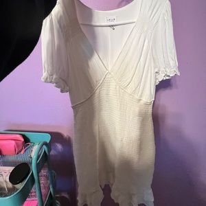 LELIS WHITE DRESS NEVER WORN 💥